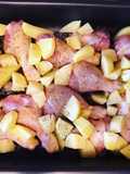 Pollo al forno con patate