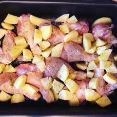 Foto di Pollo al forno con patate