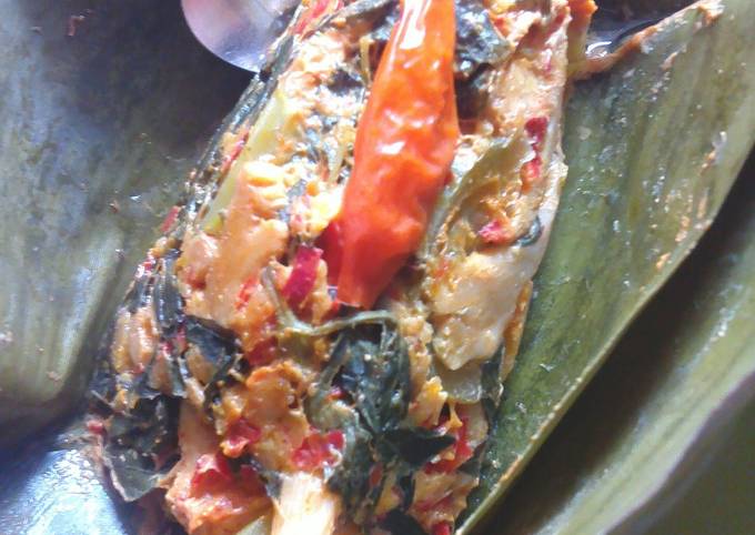 Pepes Ayam Jamur Tiram