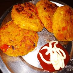 A picture of Mixed vegetable kebab.
