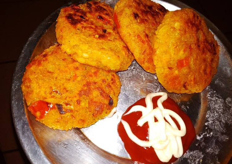 Mixed vegetable kebab