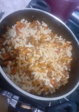 عکسی از دستور آموزش ماکارونی با سبزیجات