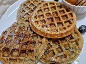 Una foto de waffles dulces sin tacc