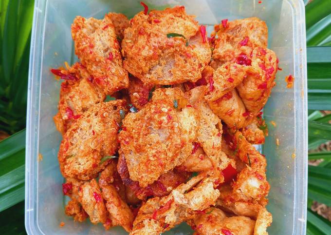 Resep Kripik Tahu Pedas Manis Oleh Rizky Anis Cookpad