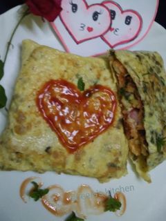 ব্রেড চীজ অমলেট (bread cheese omelette recipe in bengali) রেসিপির প্রধান ছবি