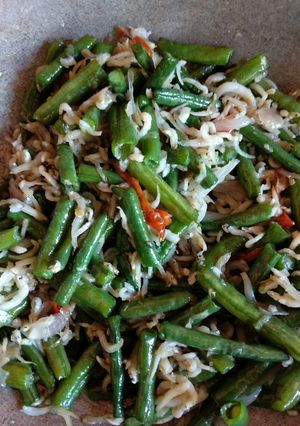 Foto resep Tumis kacang panjang teri medan