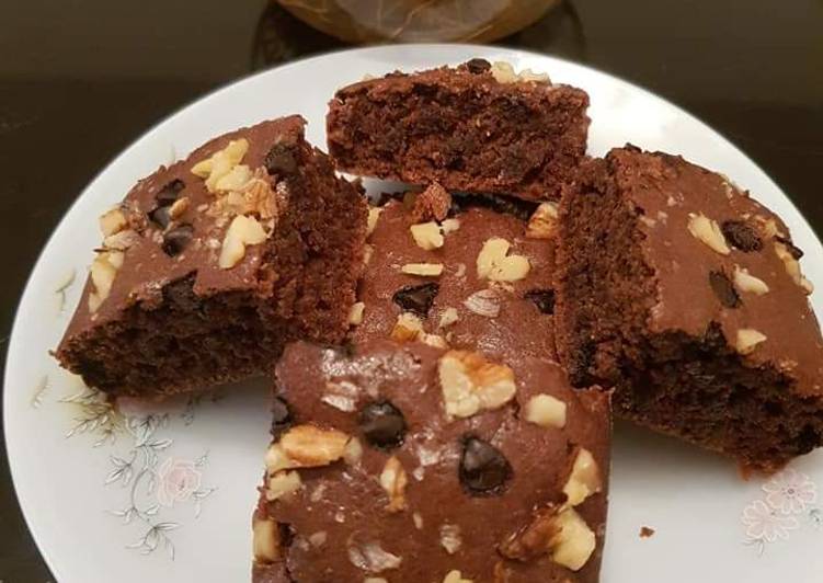 Recipe of Homemade Chocolate walnut brownies