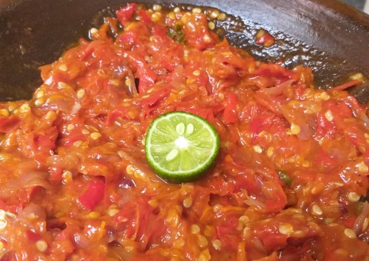 Resep Sambal Terasi Limau, Bikin Ngiler