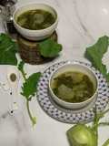Wild cabbage /ganth gobhi /Knol khol soup