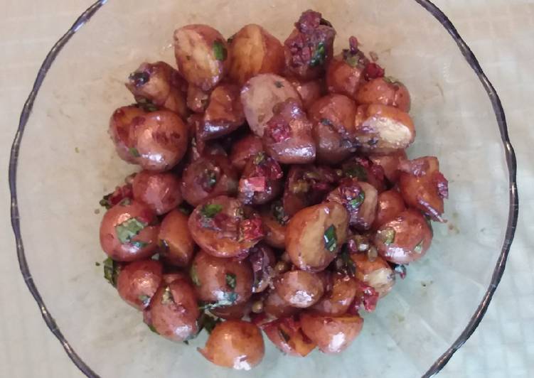 Simple Way to Make Super Quick Homemade Balsamic Potato Salad