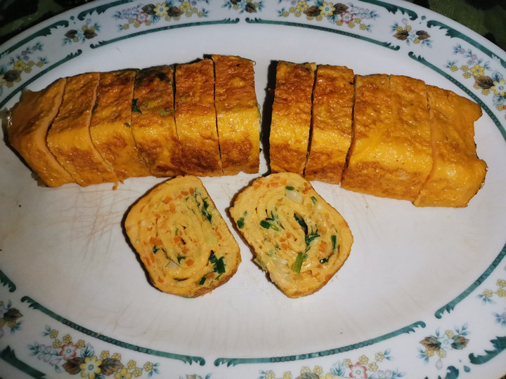 Cara Gampang Membuat Tamagoyaki (Telur Dadar Gulung) Simpel