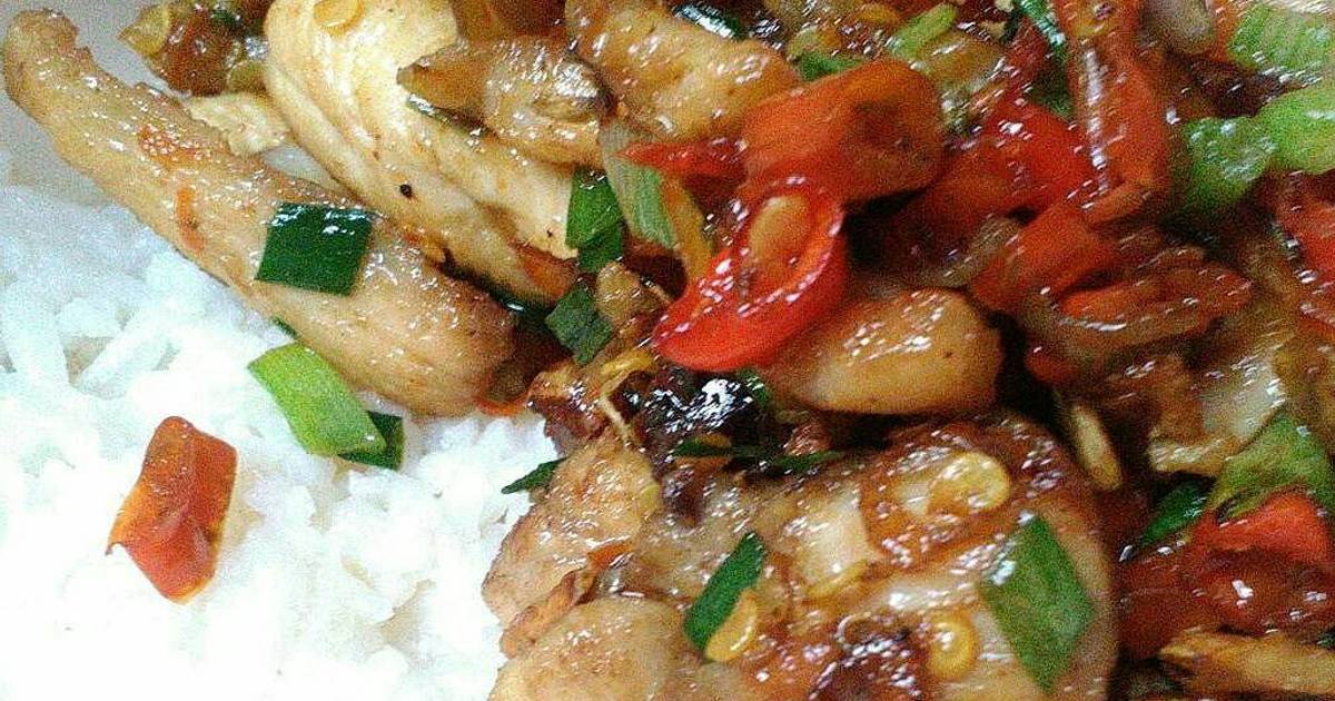 Resep Ayam cabe garam kering oleh utiemeega Cookpad