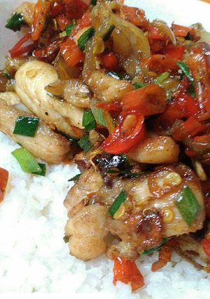 Foto resep Ayam cabe garam kering