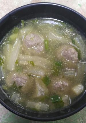 Foto resep Sop kikil+bakso