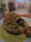 Green chicken tikka