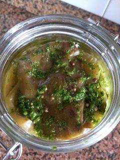 Una foto de Berenjenas al escabeche