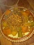 Couscous with Tfaya and Vegetables