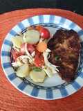Milanesa de posta rosada..🥩