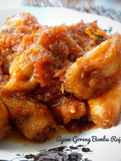 Foto resep Ayam goreng bumbu rujak