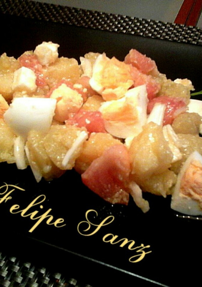 Una foto de Ensalada griega de patatas