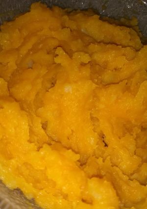 Una foto de Puré mixto de papas y zapallo brasilero