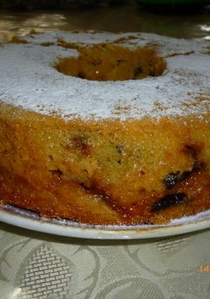 Una foto de Torta de manzana y canela