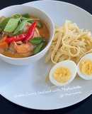 Green Curry Seafood with Tagliatelle