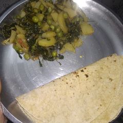 A picture of Methi aloo.