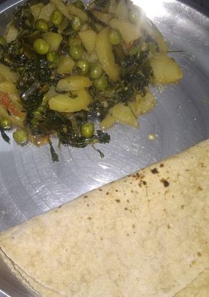 A picture of Methi aloo.