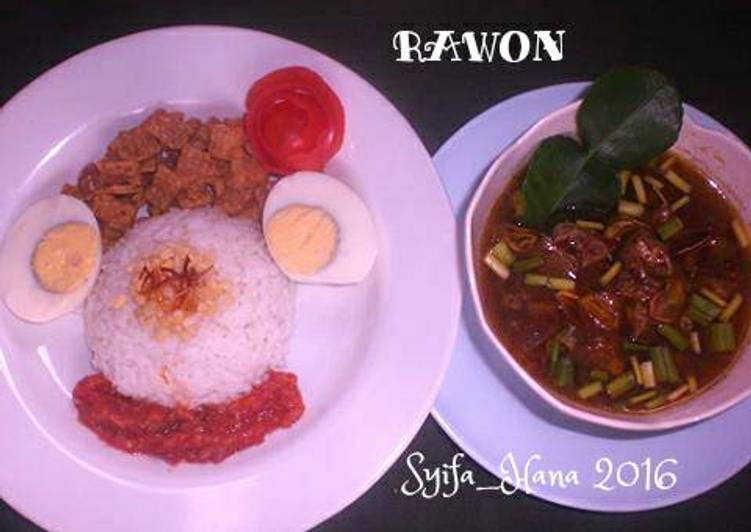 Proses meracik Rawon ala Mama Syifa yang Sempurna