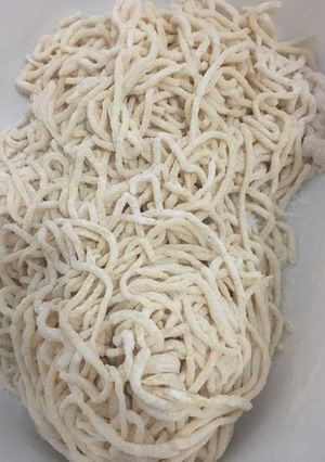 Foto resep Homemade mie mentah