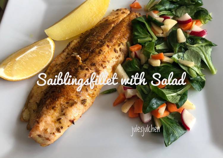 Saiblingsfillet with Salad