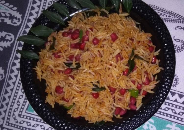 Steps to Make Favorite Sweet and spicy pomegranate rice