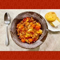 A picture of Hamburger Soup.