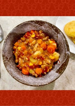 A picture of Hamburger Soup.