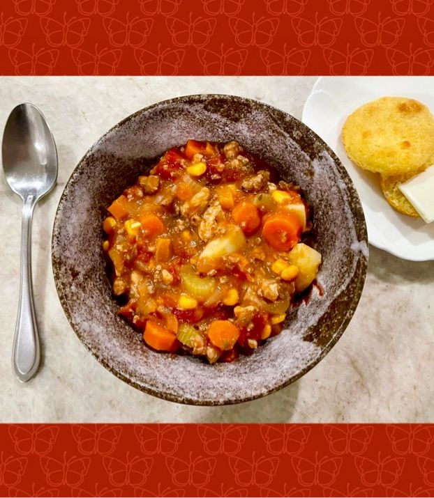 A picture of Hamburger Soup.