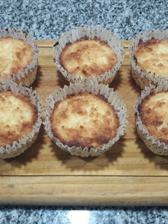 Una foto de Muffins de coco