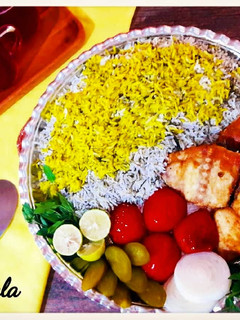 عکسی از دستور سبزی پلو با ماهی