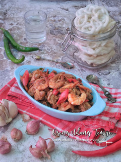 Foto resep Oseng Kecap Udang Tempe