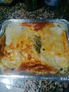 Una foto de Chicken and mushroom pie