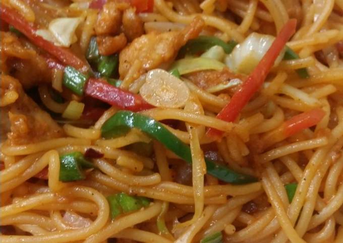 Recipe of Favorite Stir fry chicken noddles