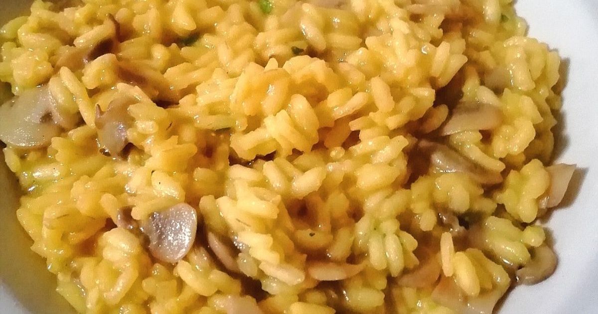 Ricetta 308 🍙Risotto Allo Zafferano E Funghi 🍄 di La stanza dei sapori ...