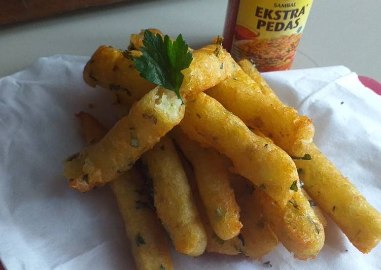 Resep Potato Chesee stick, Bikin Ngiler