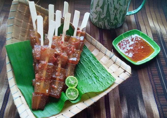 Sate kulit sapi🍡