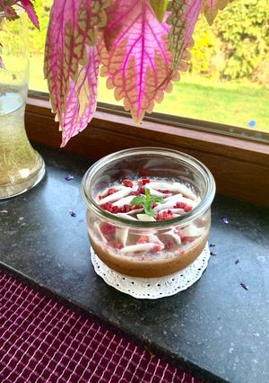 Foto di Panna Cotta Cocco e Fragole