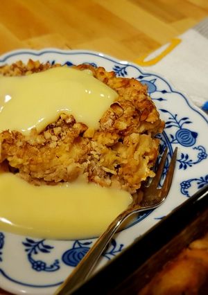 Almás rakott kifli recept fotója