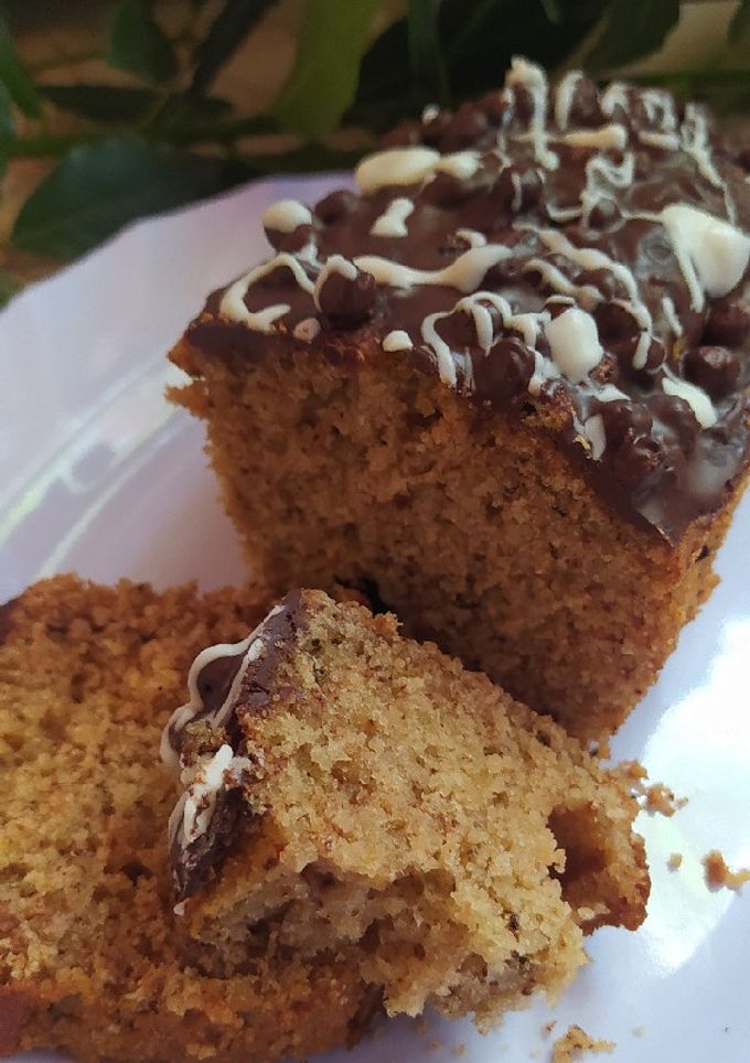 Una foto de Budín de banana fácil y esponjoso