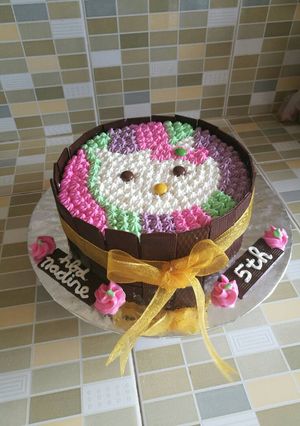 Foto resep Birthday cake hellokity