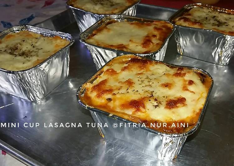 Resep Mini Cup Lasagna Tuna 🐟 Lezat