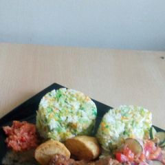 A picture of Biriani Rice #Authorsmarathon#Myuniquericerecipecontest#.